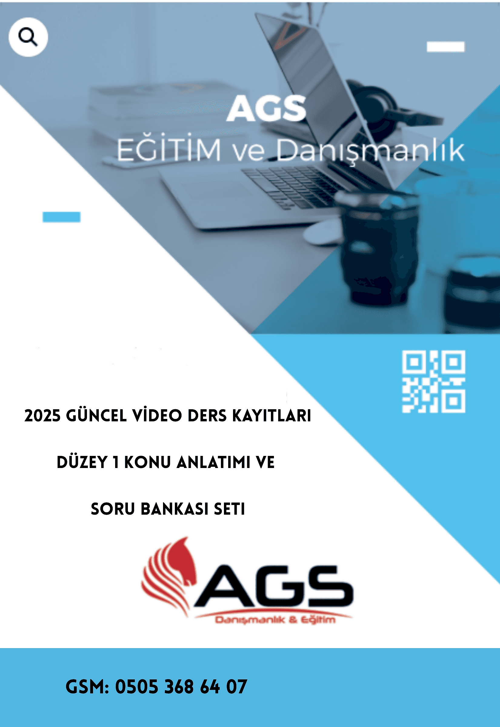 2025 Güncel Video Ders Kayıtları Düzey 1 Konu Anlatımı ve Soru Bankası Seti